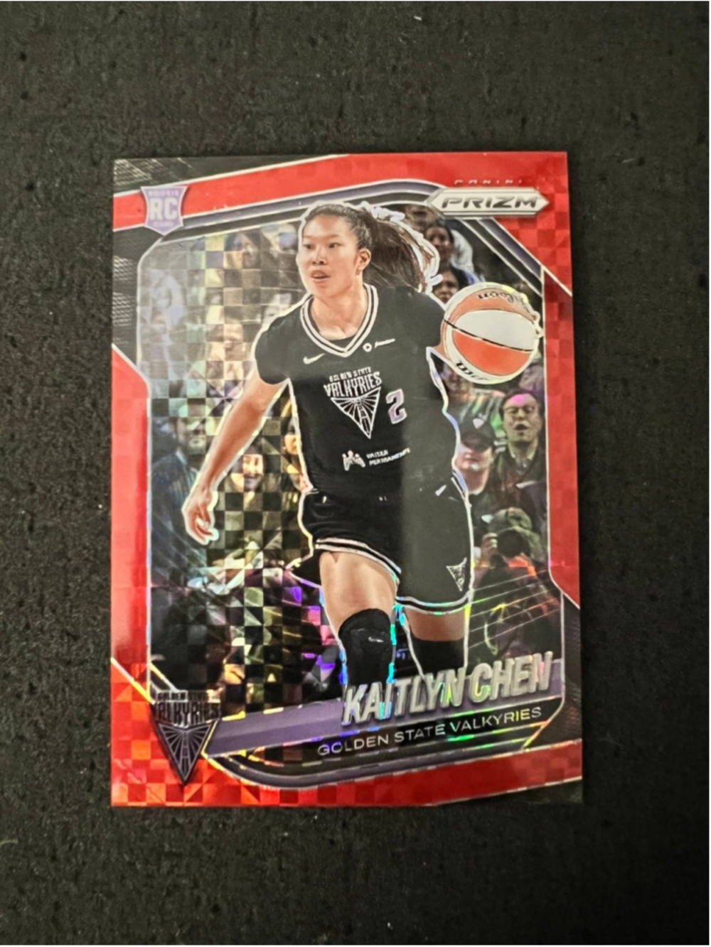 Kaitlyn Chen - 2025 Panini WNBA - Prizm Red Power - RC Rookie #62/75